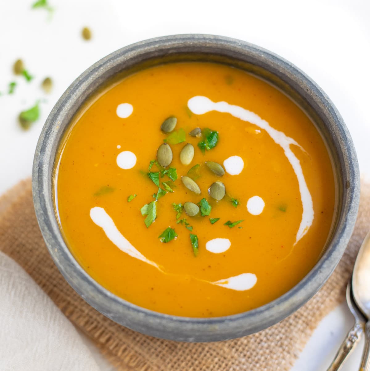 Creamy Instant Pot Sweet Potato Carrot Ginger Soup: Dump & Blend Recipe